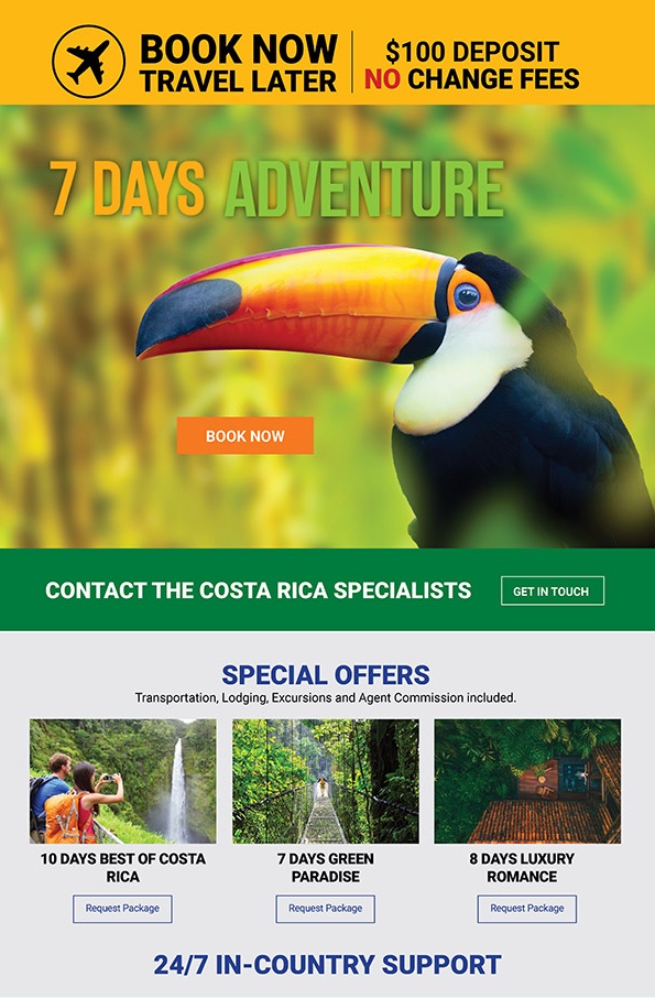 Costa Rica vacation packages